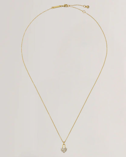 Women's PAIGE: Pave Crystal Padlock Pendant Necklace