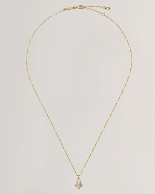 Women's PAIGE: Pave Crystal Padlock Pendant Necklace