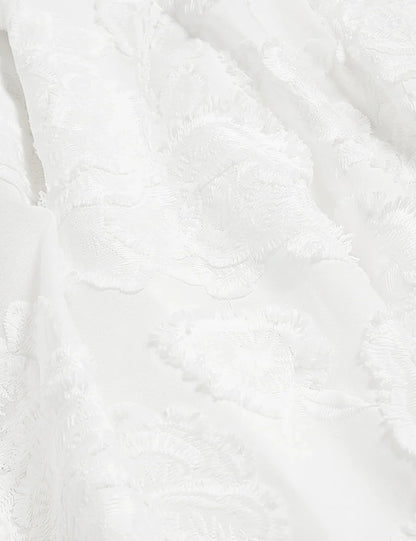 Womens PLUNA-Trim Detail Textured Mini Dress