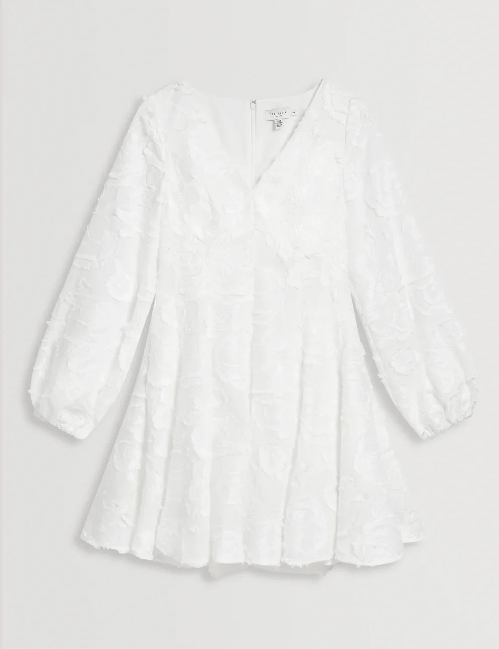 Womens PLUNA-Trim Detail Textured Mini Dress