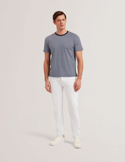 Men's OANEZ-SS Regular Fit Printed T-shirt