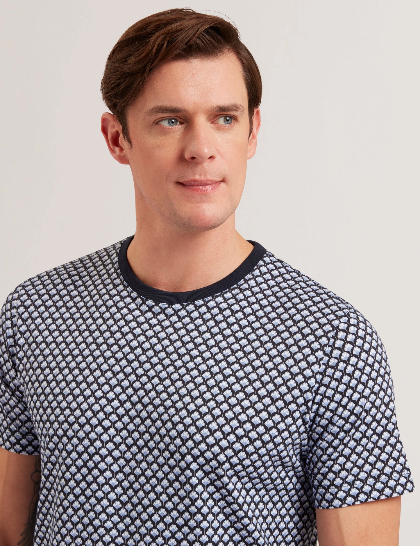 Men's OANEZ-SS Regular Fit Printed T-shirt