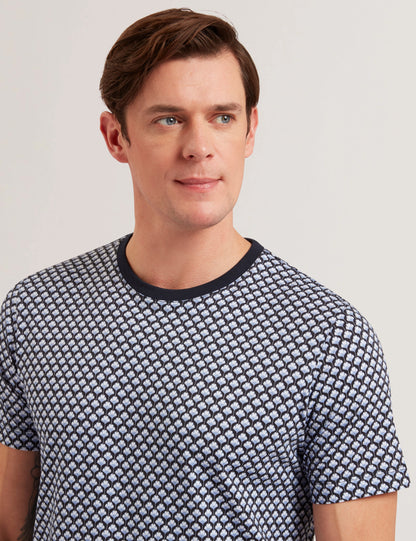 Men's OANEZ-SS Regular Fit Printed T-shirt