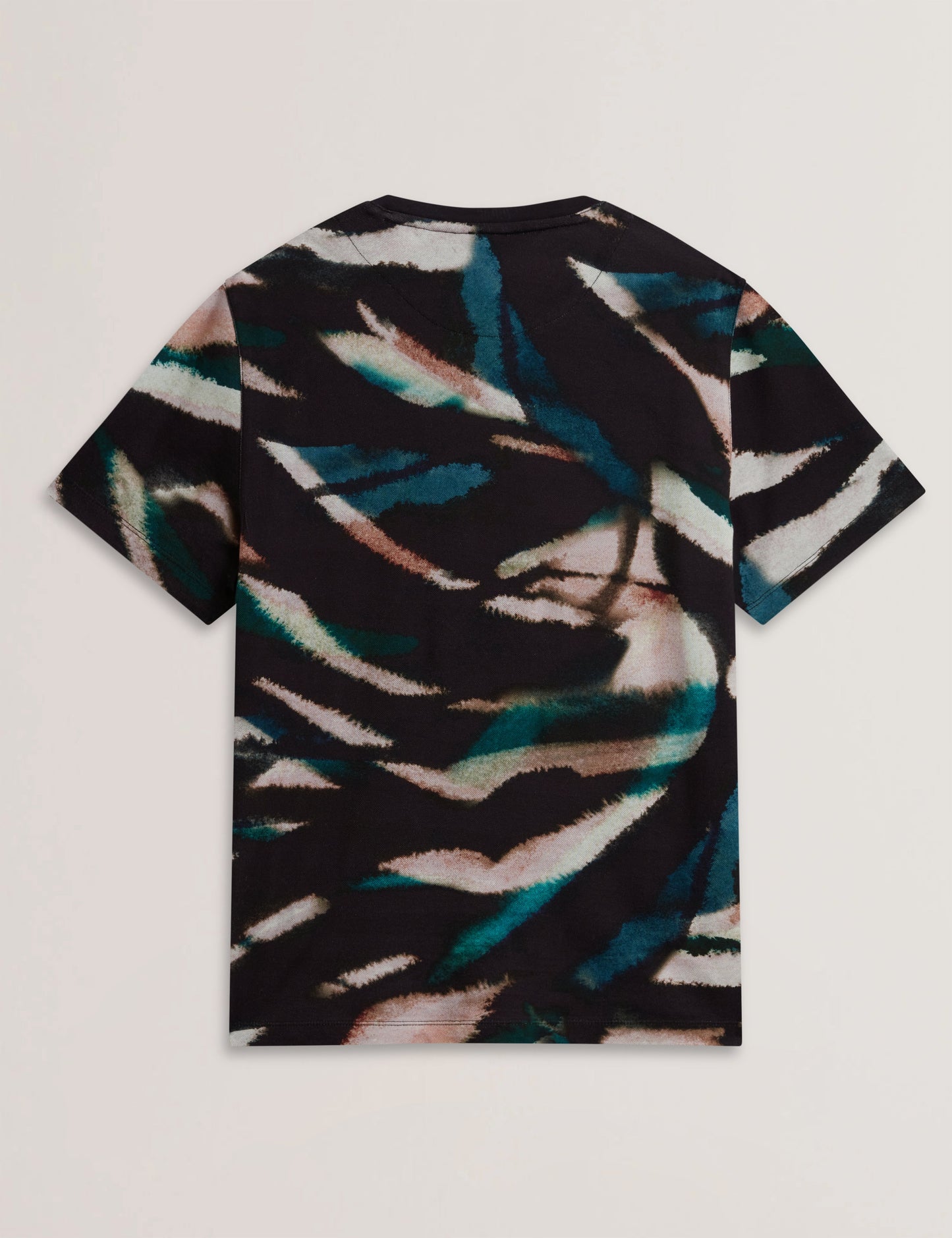 Men's WILSDOR-SS All-Over Leaf Printed T-Shirt