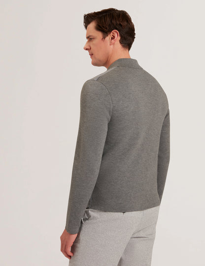 Men's DEJO-Herringbone Front Zip Through