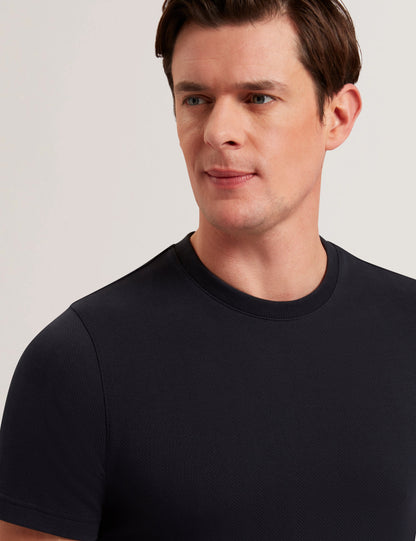 Men's ONTSO-SS Regular Herringbone T-shirt Navy