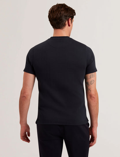 Men's ONTSO-SS Regular Herringbone T-shirt Navy