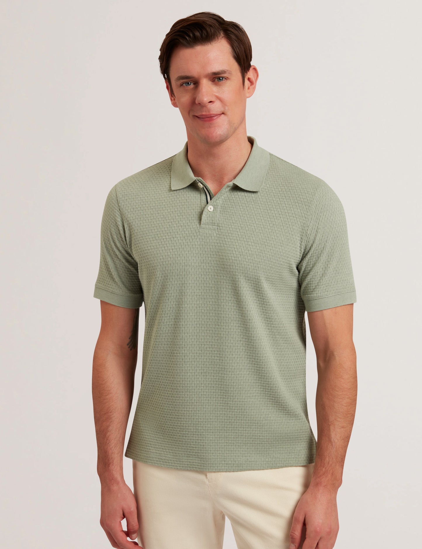 Men's REDMAN-SS Regular Textured Polo