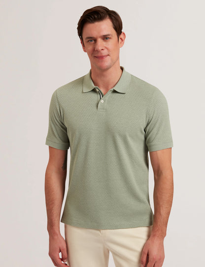 Men's REDMAN-SS Regular Textured Polo