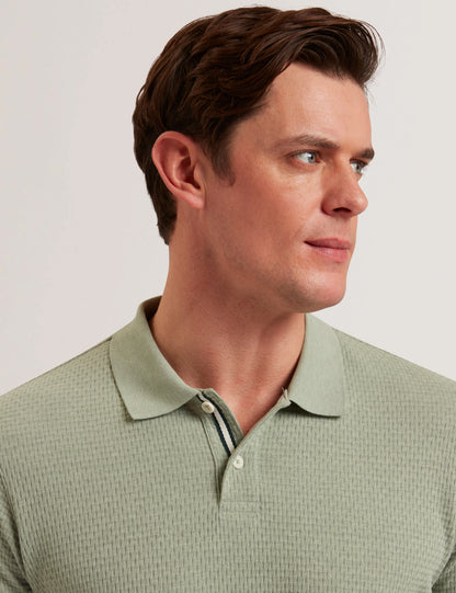 Men's REDMAN-SS Regular Textured Polo