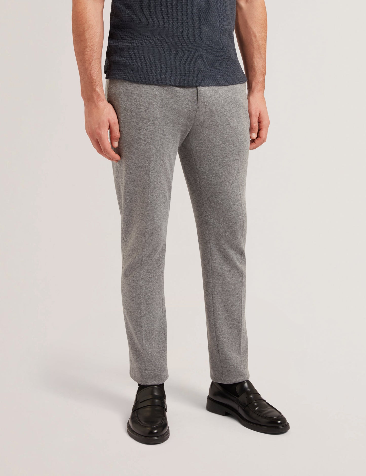 Men's ROOKT-Slim Jersey Stretch Smart Trouser