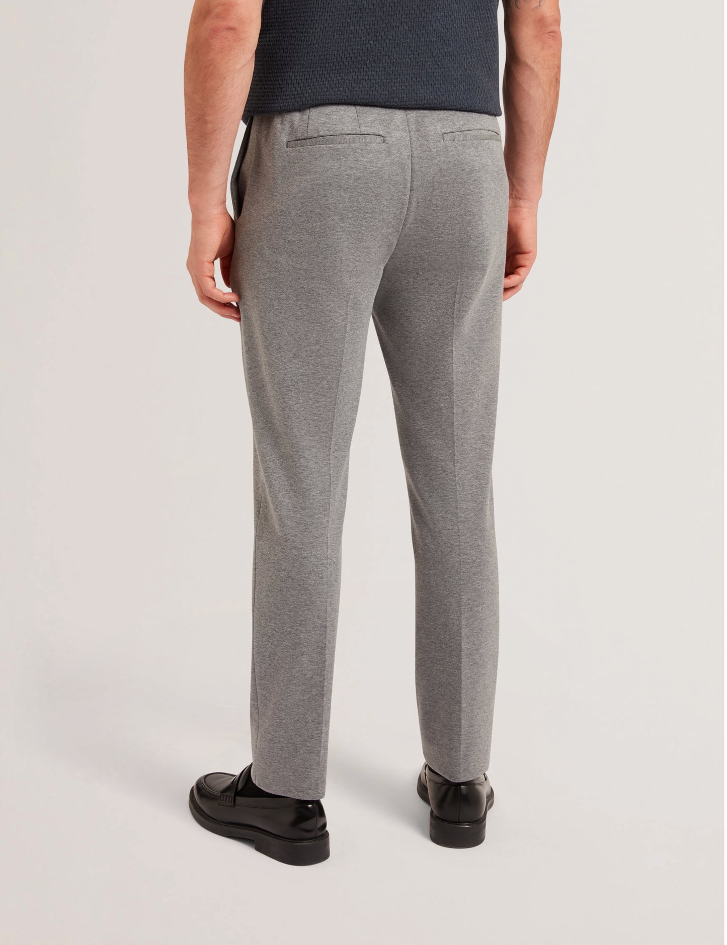 Men's ROOKT-Slim Jersey Stretch Smart Trouser