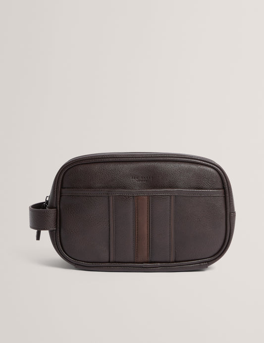 KEILAB: Stripe Pu Washbag