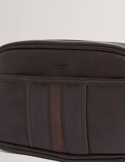 KEILAB: Stripe Pu Washbag