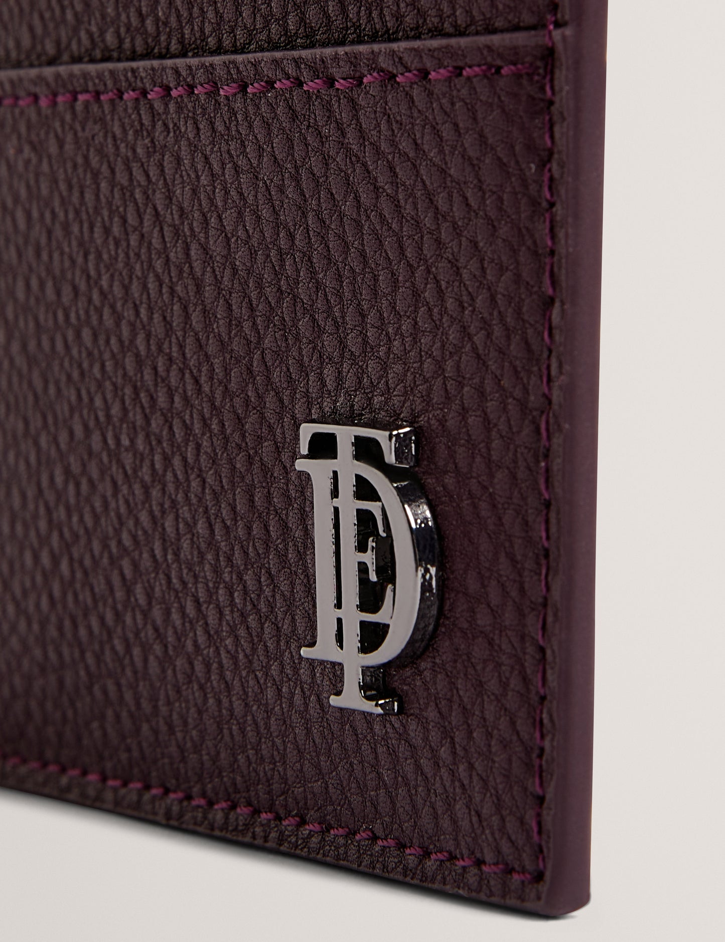 PARRIN: Pebbled Leather Cardholder