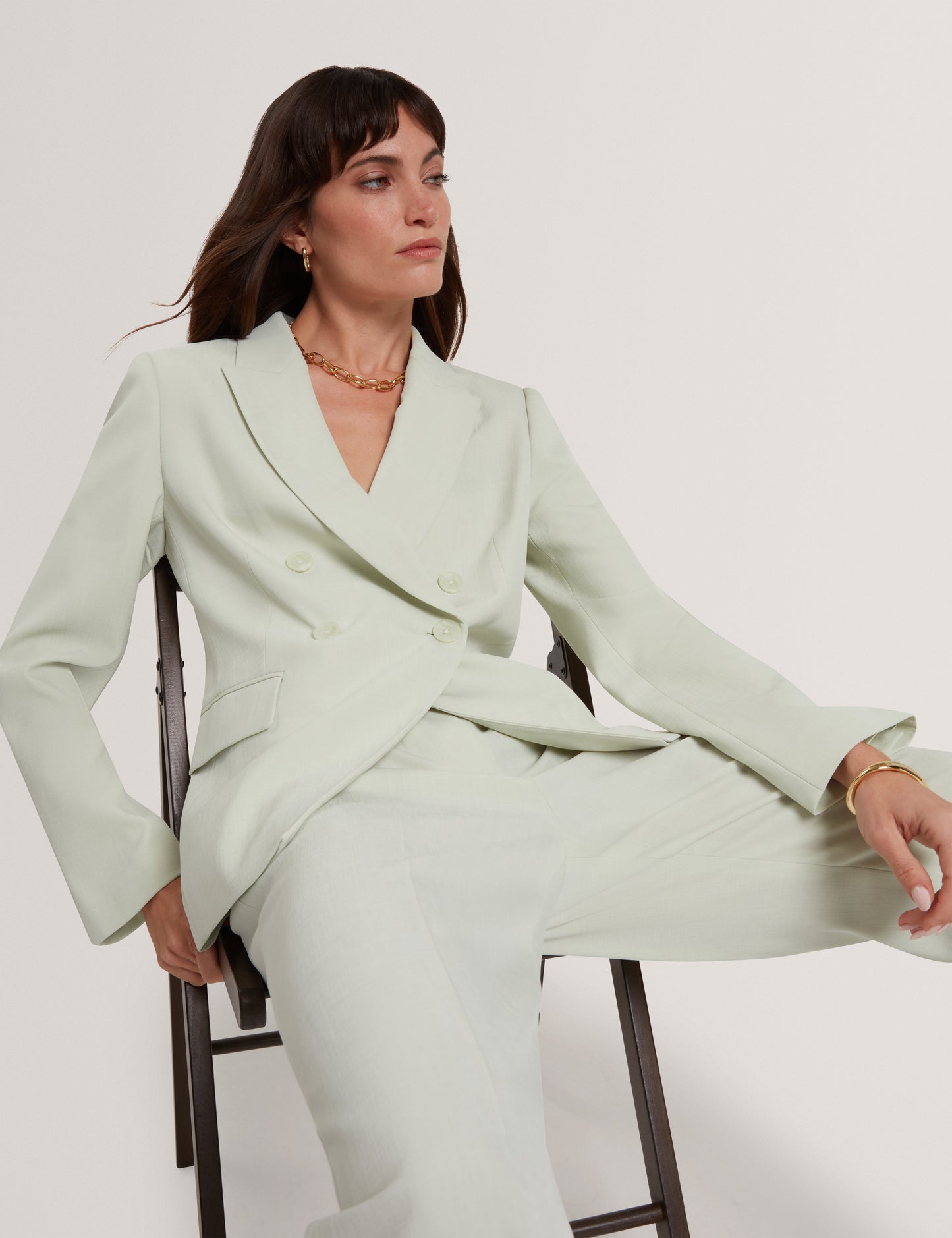 BRIDA: Double Breasted Blazer