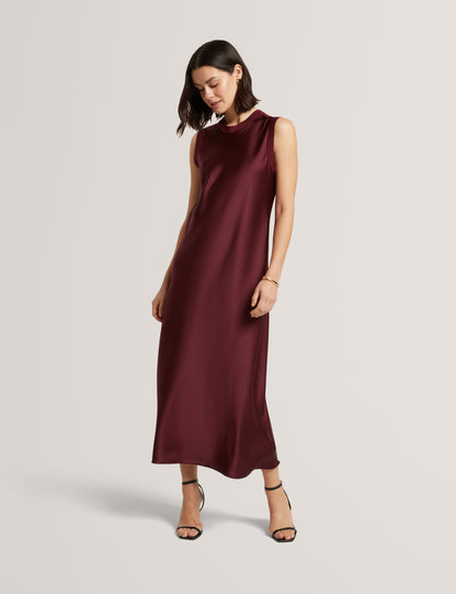 BLAAZA: Maxi Dress With Knitted Back