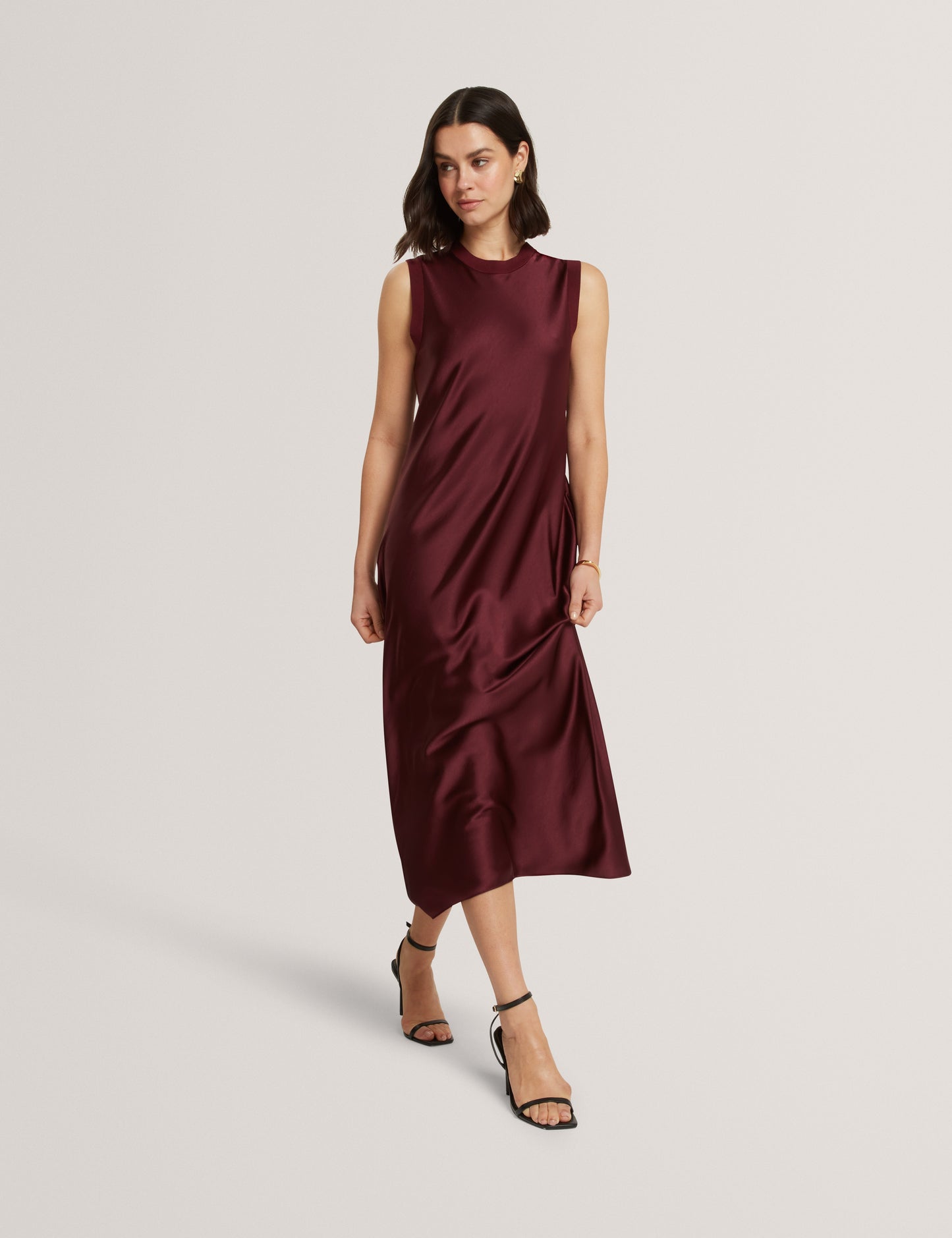 BLAAZA: Maxi Dress With Knitted Back