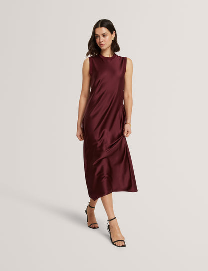 BLAAZA: Maxi Dress With Knitted Back