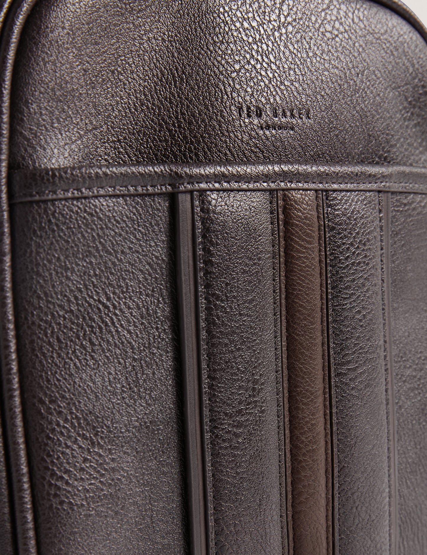 KEIIGAN: Stripe Pu Flight Bag