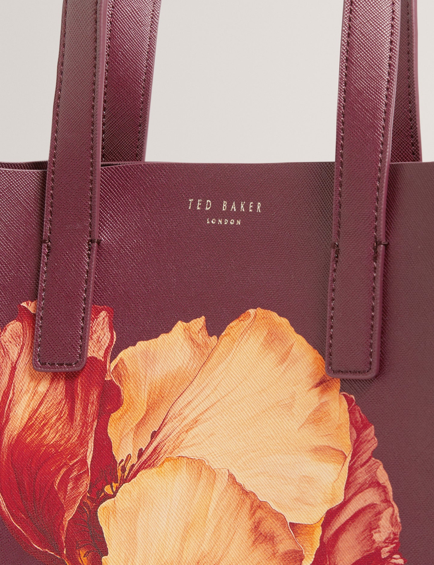 SHIMINA: Printed Flower Small Icon Bag
