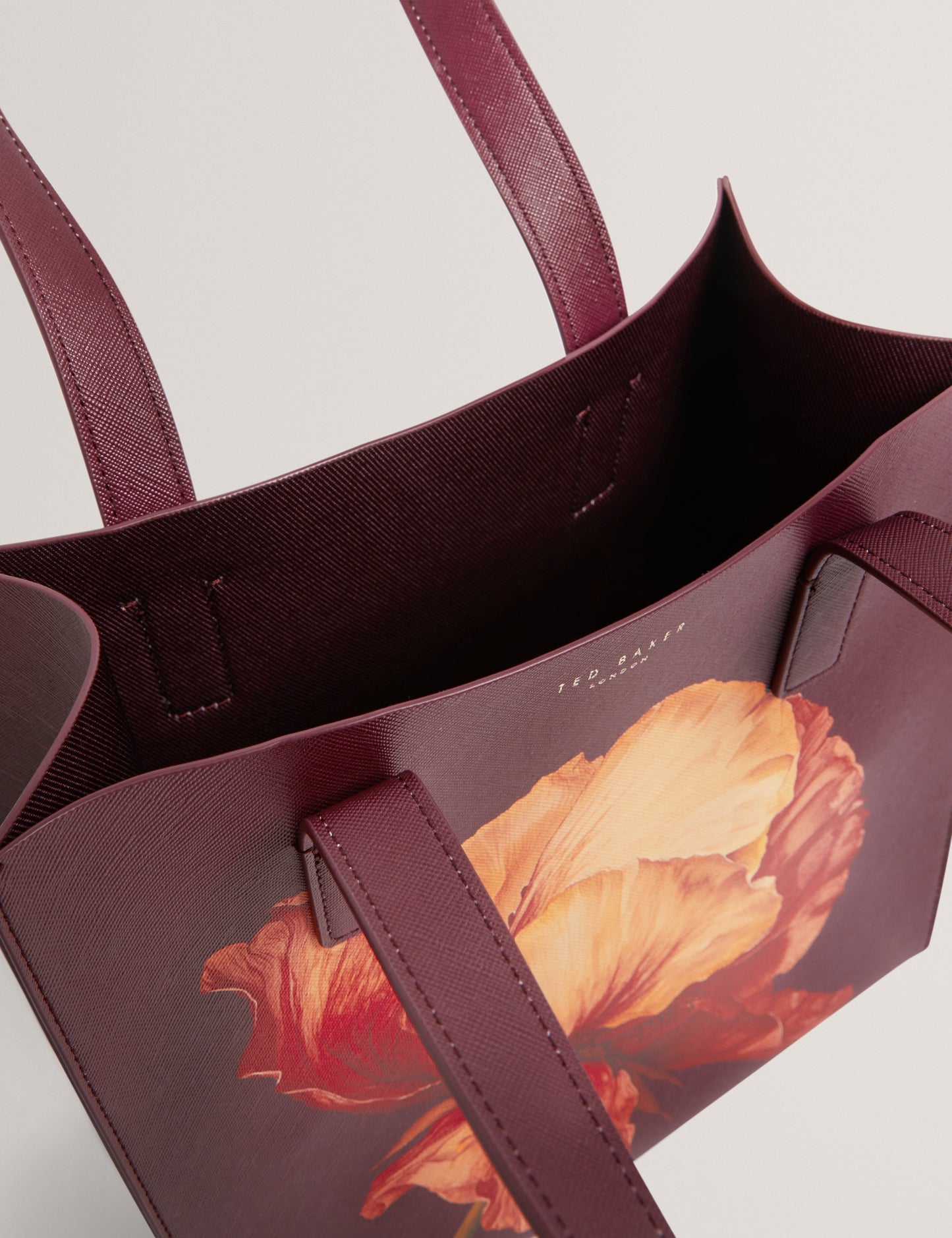 SHIMINA: Printed Flower Small Icon Bag