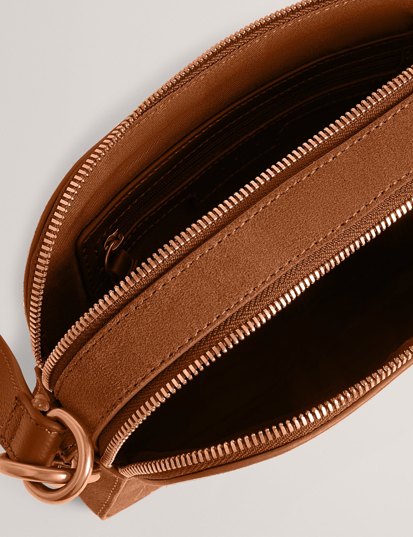 SHAYANE: Webbing Suede Camera Bag