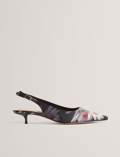 LIIYA: Sling Back Kitten Heel