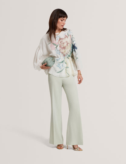 BRIDAT: Kick Flare Tailored Trousers