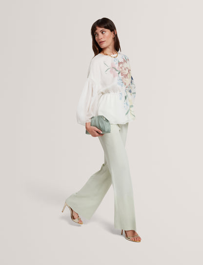 BRIDAT: Kick Flare Tailored Trousers