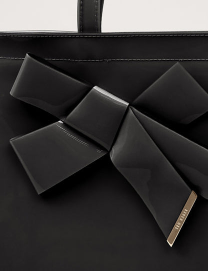 NICONNA: Bow Detail Large Icon Bag