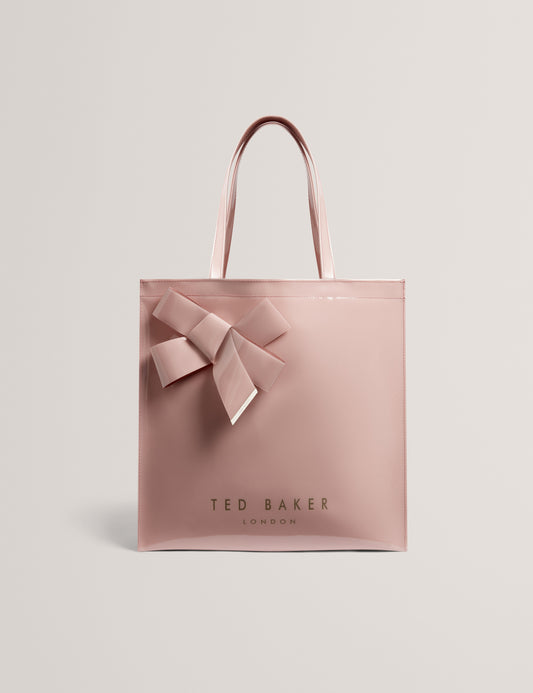 NICONNA: Bow Detail Large Icon Bag