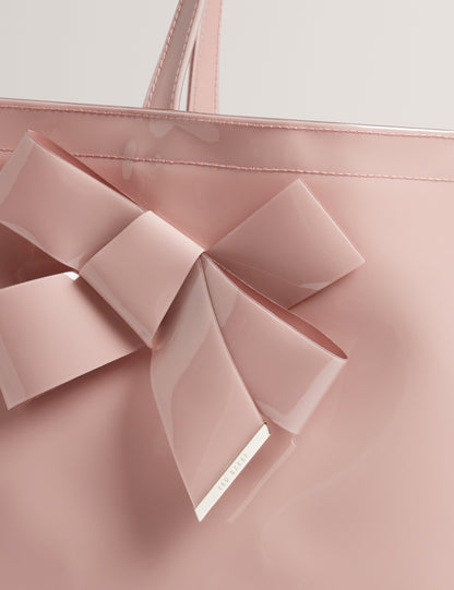 NICONNA: Bow Detail Large Icon Bag