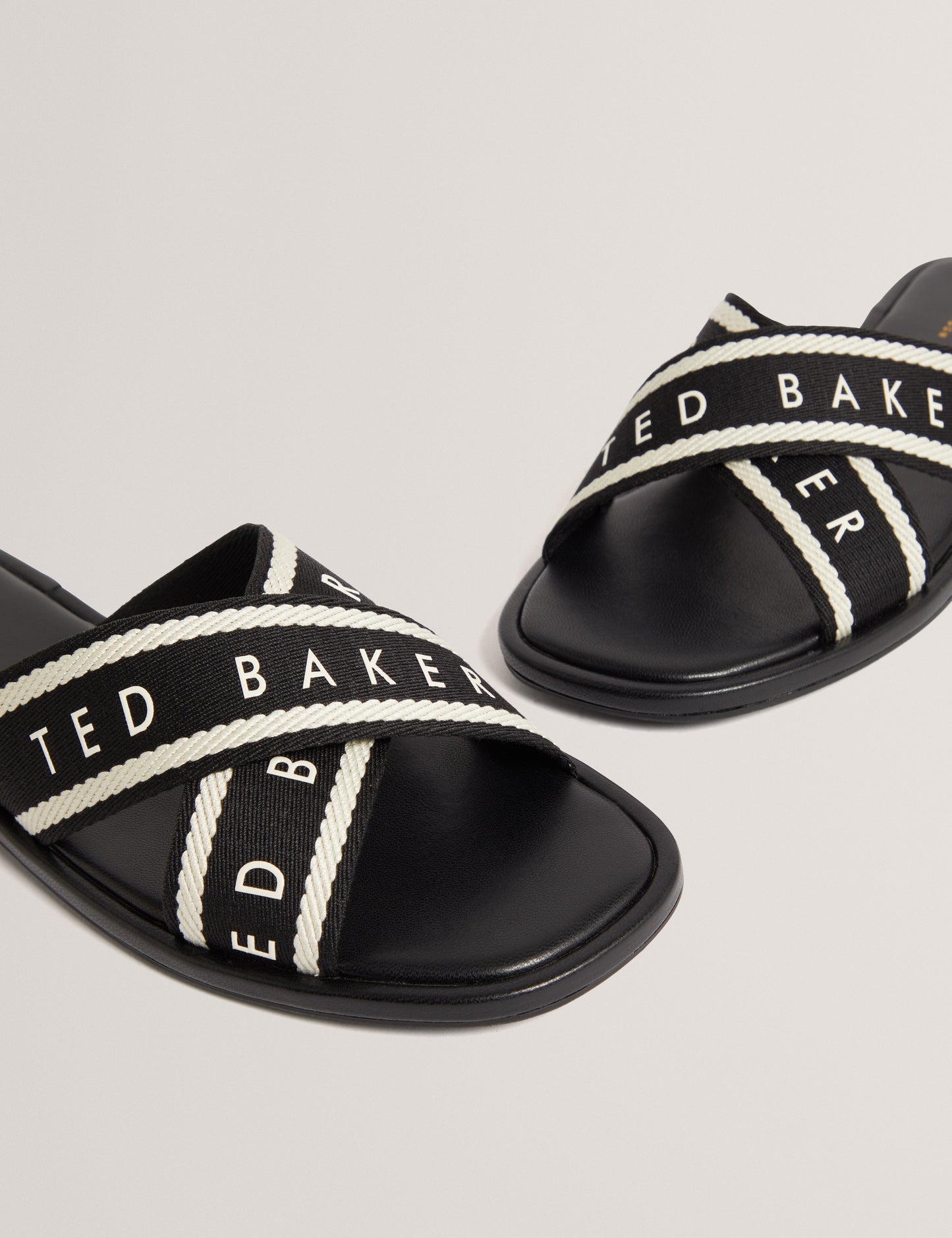 ASHIKA: Webbing Flat Sandal