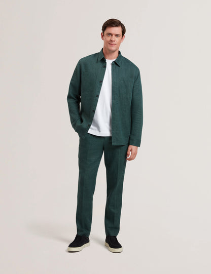 Mens SHAWW-LS Delave Linen Overshirt