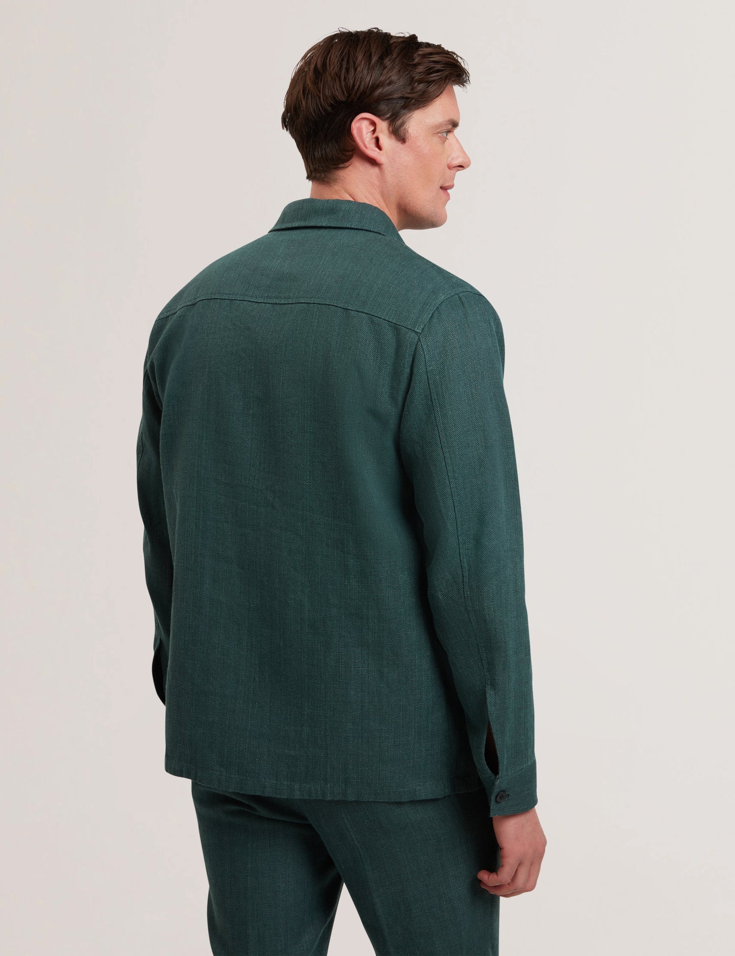 Mens SHAWW-LS Delave Linen Overshirt