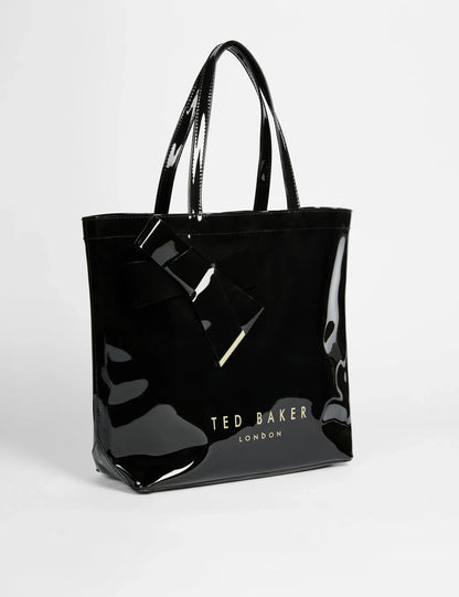 Women's NICON-Knot Bow Vinyl Icon Tote Bag