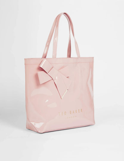 Women's NICON-Knot Bow Vinyl Icon Tote Bag