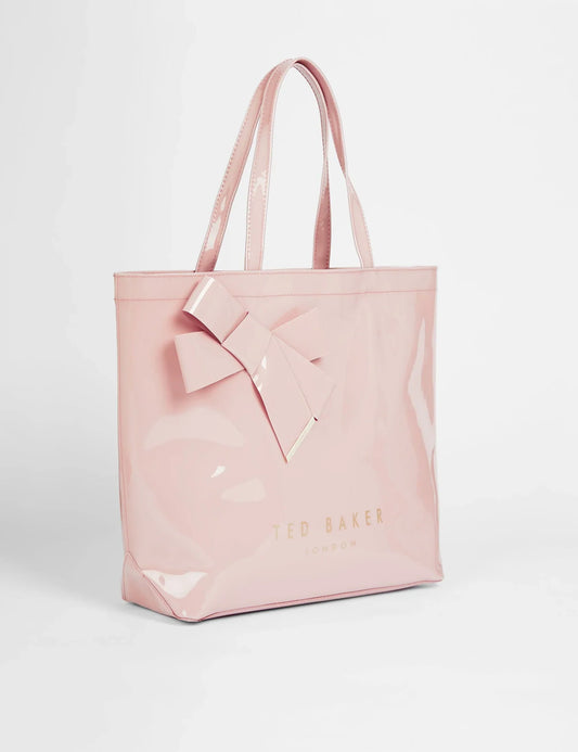 Women's NICON-Knot Bow Vinyl Icon Tote Bag