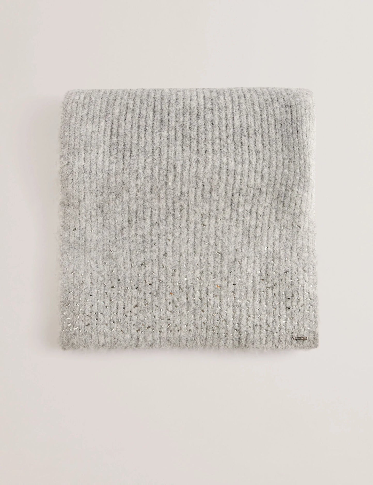Women's Keriisa-Rhinestone Detail Knitted Scarf Grey