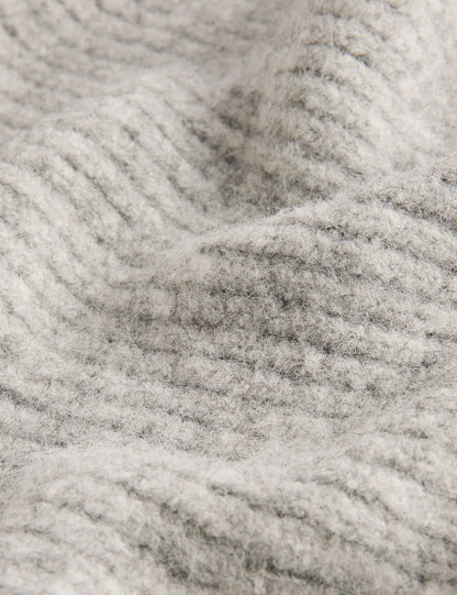 Women's Keriisa-Rhinestone Detail Knitted Scarf Grey