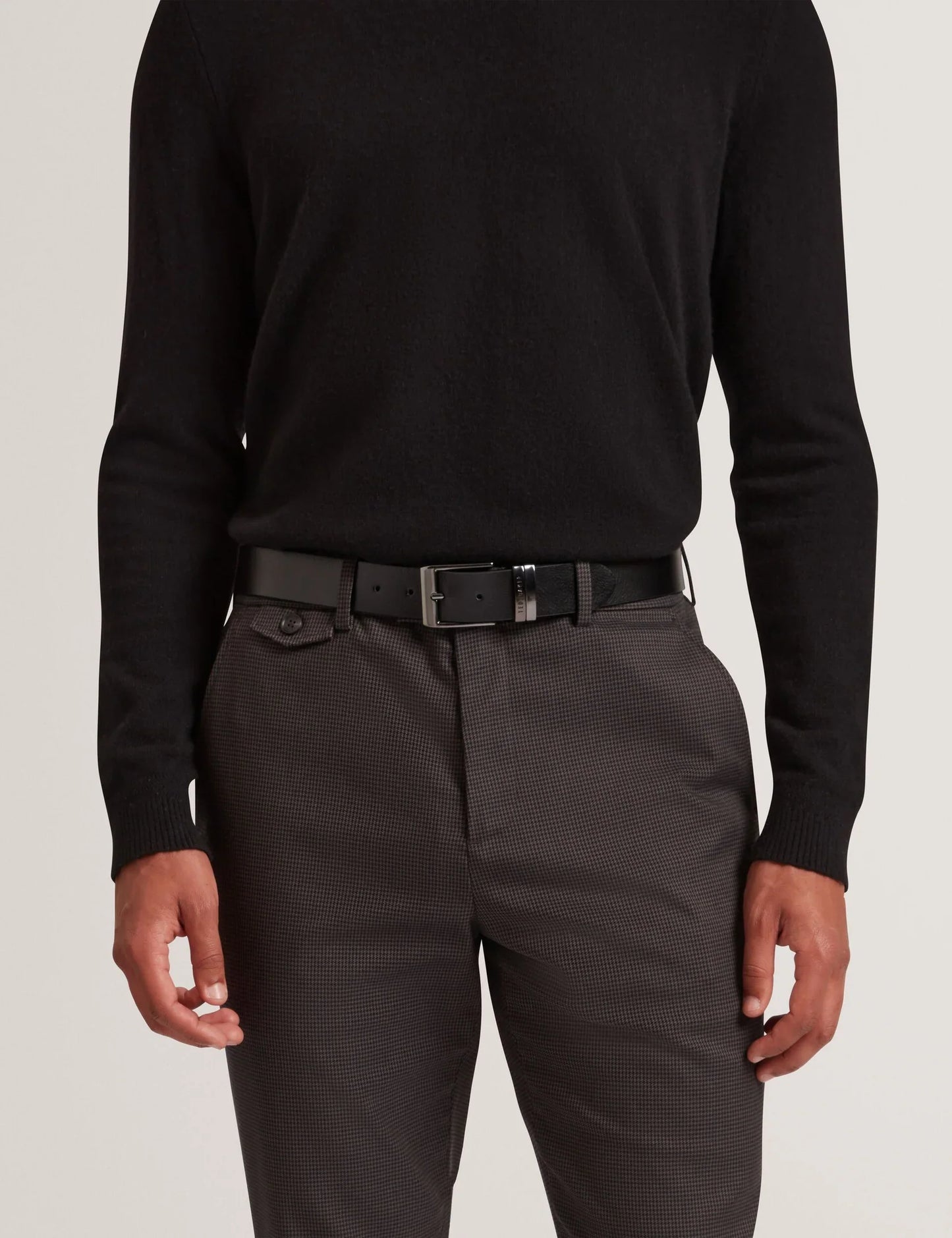 PEARSSE: Pebbled Leather Belt