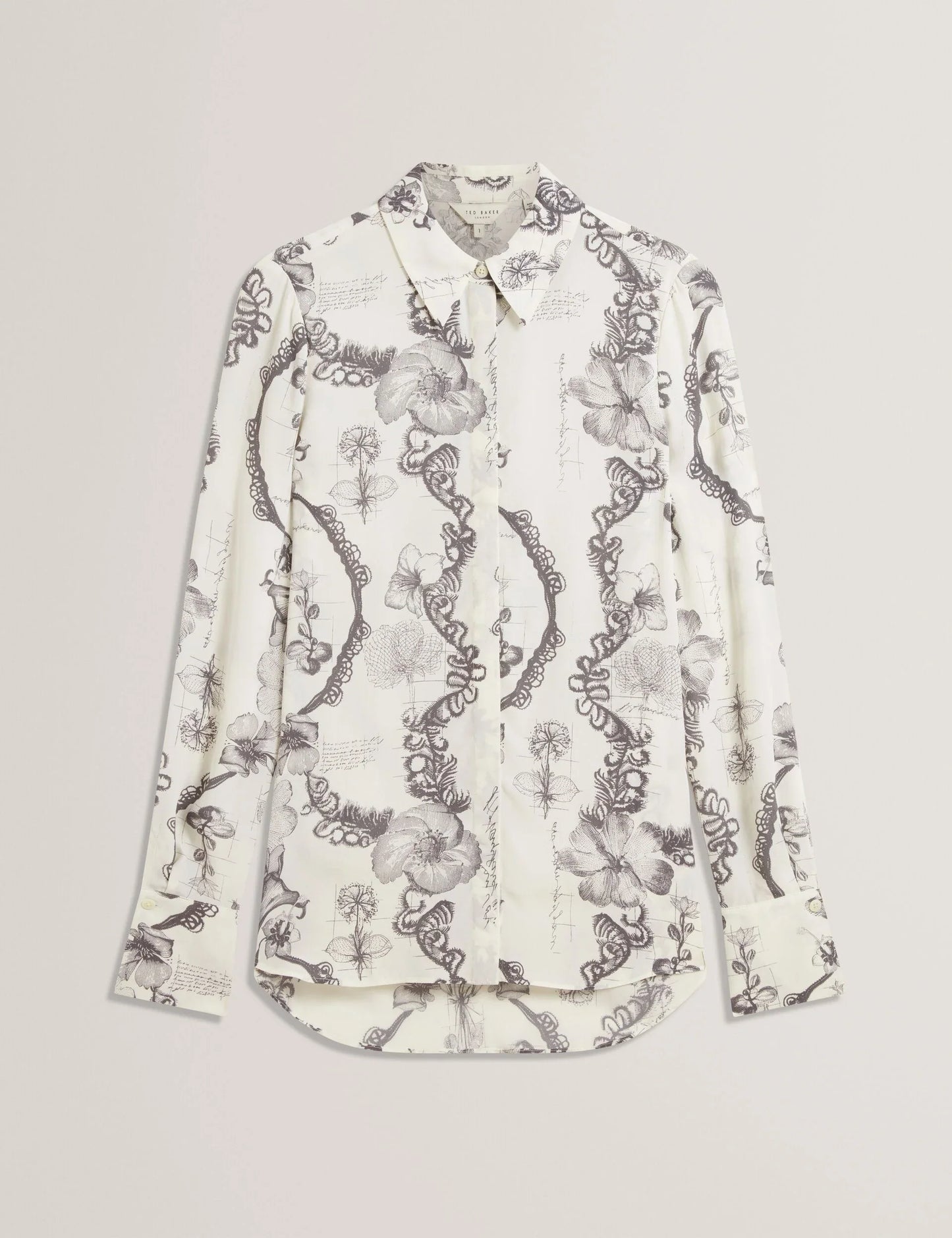 CHILLA: Long Line Printed Shirt