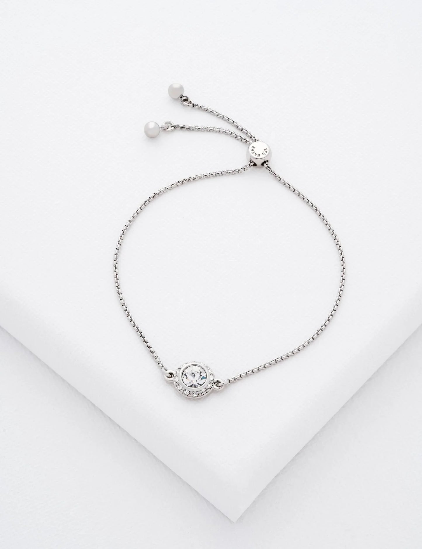 SOLETA: Solitaire Sparkle Crystal Adjustable Bracelet