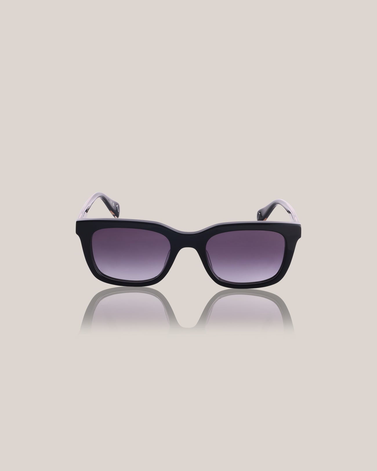 Men's Birch: Men's Rectangular Sunglasses Black