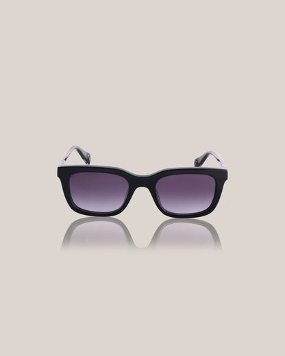 Men's Birch: Men's Rectangular Sunglasses Black