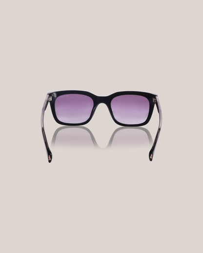 Men's Birch: Men's Rectangular Sunglasses Black