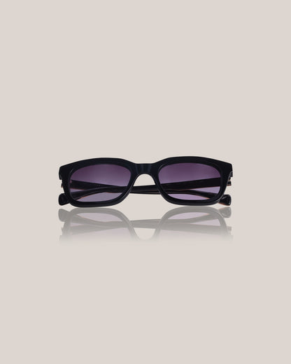 Men's Birch: Men's Rectangular Sunglasses Black