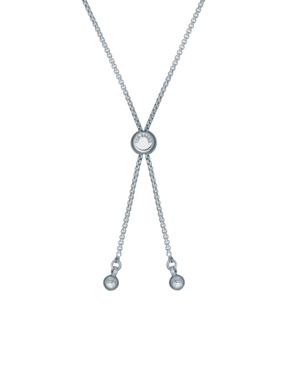 Women's Melrah Silver Crystal Adjustable Tennis Bracelet