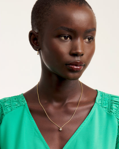 Women's Sininaa Gold Crystal Pendant Necklace